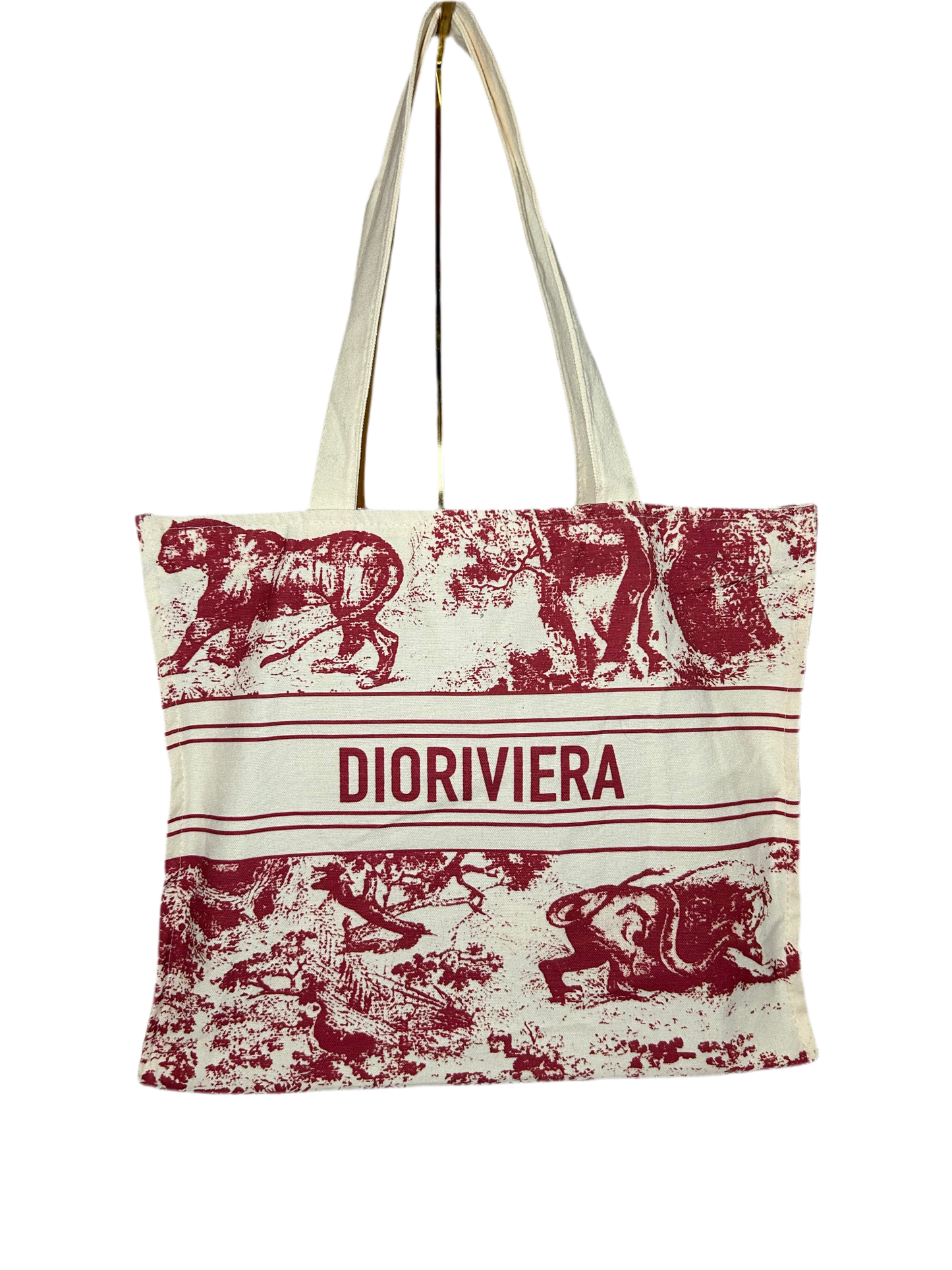 DIOR RIVIÈRA VIP TOTE BURGUNDY