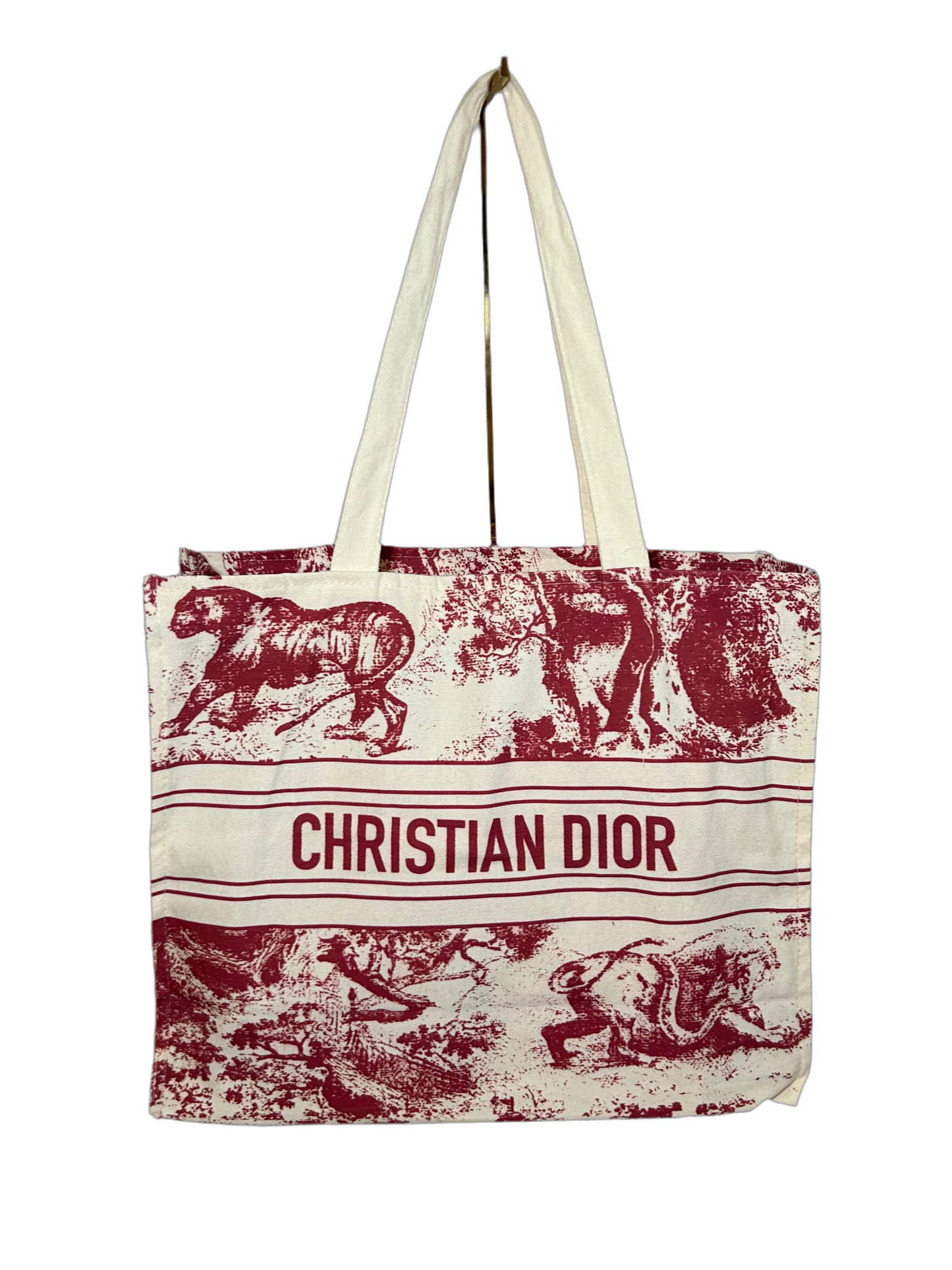 DIOR RIVIÈRA VIP TOTE BURGUNDY